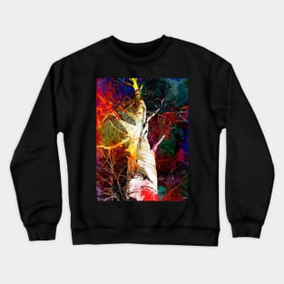 Birch Tree in Color Crewneck Sweatshirt